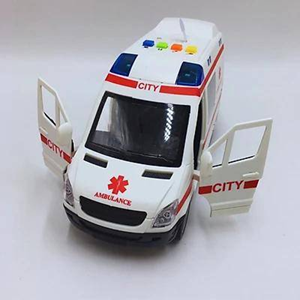 ماشین آمبولانس اسباب بازی موزیکال Musical AMBULANCE Car 1:16_اسباب بازی